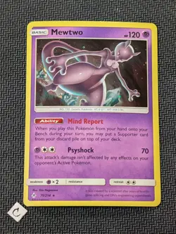 Mewtwo 75/214 - Unbroken Bonds Cosmos Holo Costco Exclusive Pokemon TCG NM - Image 1