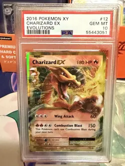 Pokemon XY Evolutions Charizard EX 2016 12/108 Psa 10 - Image 1