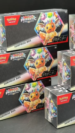 Lot of (9) Pokemon Scarlet & Violet Prismatic Evolutions Suprise Boxes Sealed - Image 2