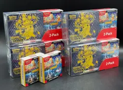 Lot of 4 Pokemon Surging Sparks 2-Pack ETB & Booster Bundle & 2x Booster Bundle - Image 1
