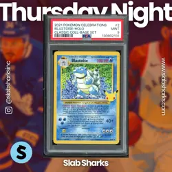 2021 POKEMON SWSH CELEBRATIONS CLASSIC COLLECTION #2/102 BLASTOISE PSA 9 - Image 1