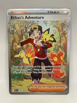 Ethan's Adventure Special Illustration Rare Pokemon TCG Destined Rivals 236/182 - Image 1