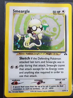 Smeargle 11/75 Neo Discovery Holo LP Pokemon TCG - Image 4