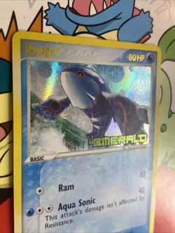 Kyogre 6/106 Ex Emerald Reverse Holo Stamp Pokemon LP - Image 5