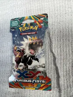 Pokemon TCG: XY Furious Fists Sleeved Booster Pack New Factory Sealed 820650108990 - Image 2