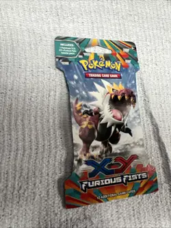Pokemon TCG: XY Furious Fists Sleeved Booster Pack New Factory Sealed 820650108990 - Image 3