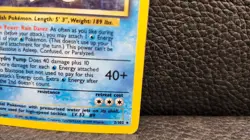 1999 Pokemon Blastoise Holo Base Set Unlimited - 2/130 -HP - Image 3
