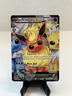 Pokemon Flareon EX RC28/RC32 Holo Generations Radiant Collection LP - Image 1