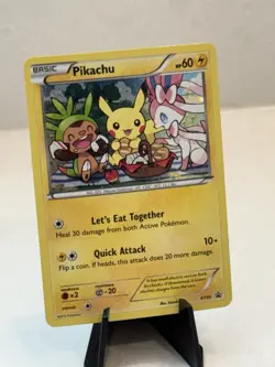 Pokemon Pikachu XY95 Holo Black Star Promo LP - Image 2