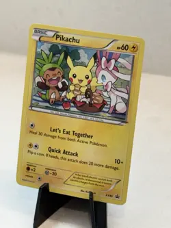Pokemon Pikachu XY95 Holo Black Star Promo LP - Image 3