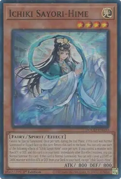 YuGiOh Ichiki Sayori-Hime Super Rare 1st Edition NM (DOOD) - Image 1