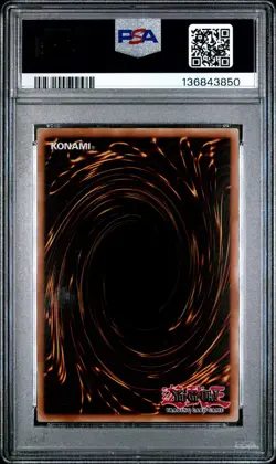 2002 YU-GI-OH! PROMO DDS-DARK DUEL STORIES #001 BLUE-EYES WHITE DRAGON PSA 6 - Image 2