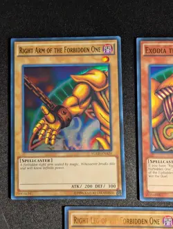 Yugioh - Exodia the Forbidden One YGLD Unlimited Ultra Rare NM - Image 2