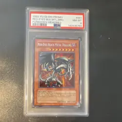 Konami Yu-Gi-Oh! Red-Eyes Black Metal Dragon FMR-001 Prismatic Secret Rare PSA 8 - Image 1