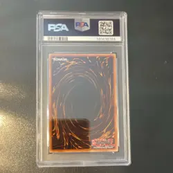 Konami Yu-Gi-Oh! Red-Eyes Black Metal Dragon FMR-001 Prismatic Secret Rare PSA 8 - Image 2