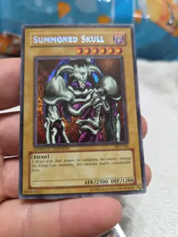 Yu-Gi-Oh! TCG Summoned Skull Secret Rare Holo BPT-002 - Image 1