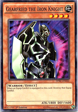 Gearfiend The Iron Knight DPBC-EN022 Yu-Gi-Oh! Light Play 1st Edition - Image 1