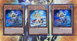 Yu-Gi-Oh! TCG 3x Abyssrhine The Atlantean Spirit Ultra Rare Set 1st Edition MP25 - Image 1