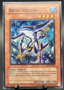 Abyss Soldier (Capsule Monster Coliseum) CMC-EN001 Yu-Gi-Oh Super Rare LP - Image 1