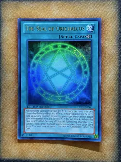 Yugioh The Seal Of Orichalcos LC03-EN001 Ultra Rare Limited Edition MP - Image 1