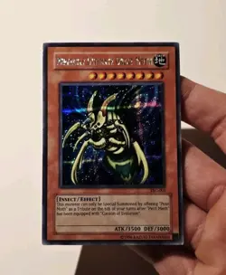 Yugioh Perfectly Ultimate Great Moth Prismatic Rare Vintage MP - Image 3