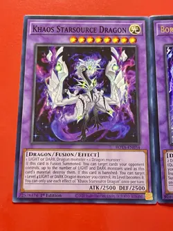 Borreload Furious Dragon + Light & Dark Dragonlord + Khaos Starsource | YuGiOh! - Image 3