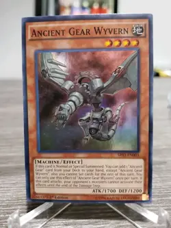 Ancient Gear Wyvern, Structure Deck: Machine Reactor, SR03-EN003, Super Rare, LP - Image 1