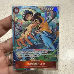Trafalgar Law (Alt Art) OP14-009 SR THE AZURE SEA'S SEVEN English NM - Image 1