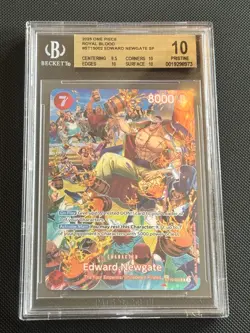 One Piece TCG Royal Blood ST15-002 Edward.Newgate SP BGS 10 Pristine - Image 1