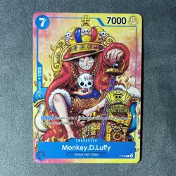 One Piece TCG - Monkey.D.Luffy P-043 (2nd Anniversary Stamped Promo) - English - Image 2
