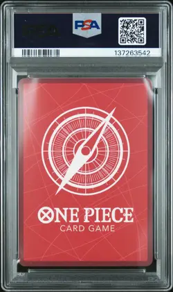 2025 ONE PIECE PROMOS PSA MAGAZINE EXCLUSIVE #001 SHANKS PSA 10 - Image 2