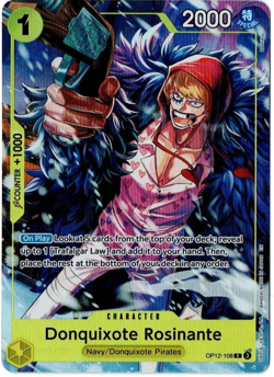 One Piece TCG Donquixote Rosinante OP12-108 Promo Illustration Box Vol.6 - Image 1
