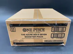 One Piece English OP14-EB04 The Azure Sea's Seven Booster Pack Case Sealed - Image 1