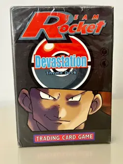 Pokemon Cards Team Rockets On The Loose Devastation Theme deck Seal box - Image 1