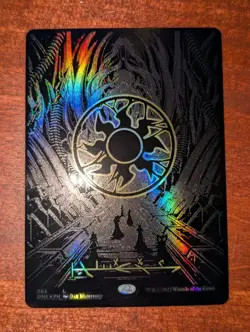 MTG: Plains Phyrexian OIL SLICK FOIL, NM Phyrexia: All Will Be One Chase Card!! - Image 1
