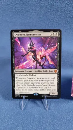 Gwenom, Remorseless Marvel's Spider-Man Regular And Art Card NM - Image 2