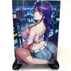 Genshin Impact Raiden Shogun Sexy Anime Waifu Girl Lewd Goddess Story Art Card - Image 1