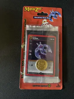 Cryptid Nation MetaZoo 1st Edition Blister Pack Mothman Promo Card New Sealed - Image 1