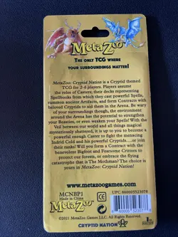 Cryptid Nation MetaZoo 1st Edition Blister Pack Mothman Promo Card New Sealed - Image 3