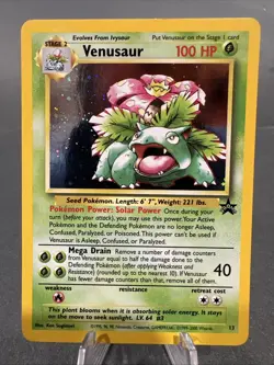 Venusaur 12 Black Star Promo Vintage Holo Pokemon Card - Image 1