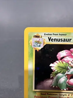 Venusaur 12 Black Star Promo Vintage Holo Pokemon Card - Image 2