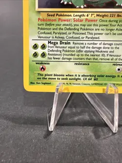Venusaur 12 Black Star Promo Vintage Holo Pokemon Card - Image 5
