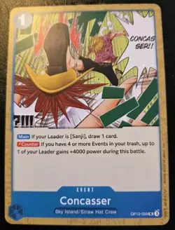 Concasser OP12-059 Uncommon Legacy Of The Master One Piece Card Game - Image 1