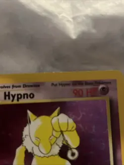 Pokemon TCG Hypno Holo First Edition Rare Card 8/62 Fossil Set - Image 2