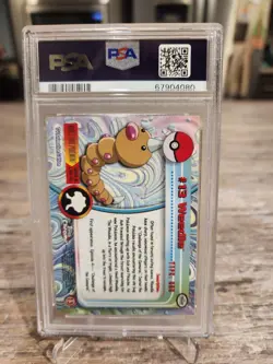 PSA 5 Weedle #13 (Topps Chrome Series 1) Holo Pokemon Card - Image 3