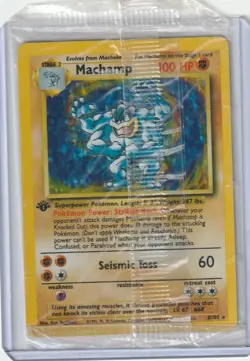Machamp 008/102 Deck Exclusives Holo Vintage WOTC Pokemon Card TCG - Image 1