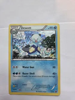 Pokemon TCG McDonald's Promo - Dewott #5/12 - Stamped Promo Holo Card - Image 1