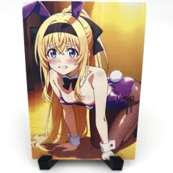 Goblin Slayer Priestess Sexy Anime Waifu Bunny Girl Lewd Goddess Story Art Card - Image 1