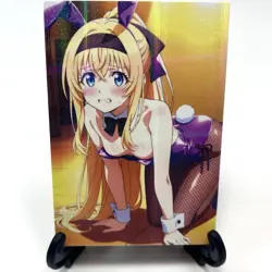 Goblin Slayer Priestess Sexy Anime Waifu Bunny Girl Lewd Goddess Story Art Card - Image 2