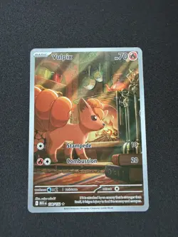 Vulpix 138/132 Me01: Mega Evolution Holo Pokemon Card NM Condition - Image 1